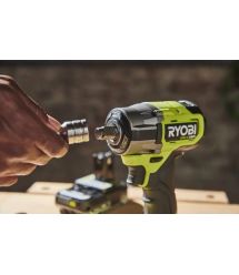 Ryobi Гайковерт ударный аккумуляторный ONE+ HP RIW18C-0 18В 2800об·мин 450Нм 1/2" 4 скорости 1.2кг без АКБ и ЗУ