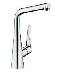 Hansgrohe Смеситель для кухни Metris, дл.излива - 219мм, поворотный, 1 рычаг, KM320, хром