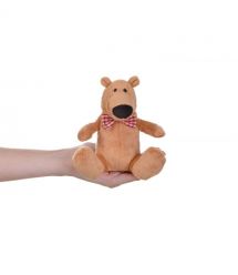Same Toy Мягкая игрушка Полярный мишка 13см, светло-коричневый