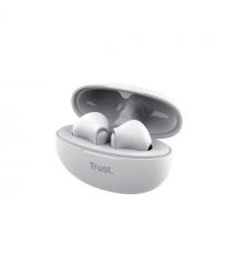 Trust Наушники TWS Yavi Earphones BT 5.3, ENC, SBC, Mic, Белый