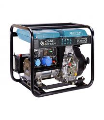 Könner & Söhnen Генератор дизельный KS 8102HDE (EURO II), 230В, 6.5кВт, электростартер, 117кг