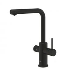 Grohe Смеситель для кухни Blue Pure Minta, длина излива - 223мм, поворотный/вытяжной, 2 воды, фантомный черный