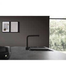 Hansgrohe Смеситель для кухни Aquno Select M81, дл.излива - 210мм, поворотный, вытяжной, 1 рычаг, чорный матовый