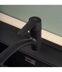 Grohe Смеситель для кухни Start, дл.излива - 226мм, поворотный, 1рычаг, черный