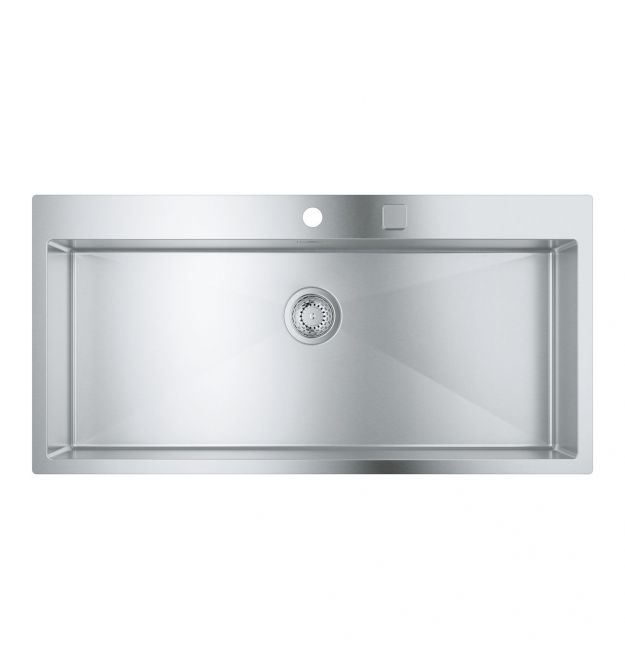 Grohe Мойка кухонная K800, нерж.сталь, прямоугольная, без крыла, 1024x510x200мм, чаша - 1, врезная, нержавеющая сталь