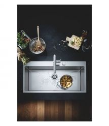 Grohe Мойка кухонная K800, нерж.сталь, прямоугольная, без крыла, 1024x510x200мм, чаша - 1, врезная, нержавеющая сталь