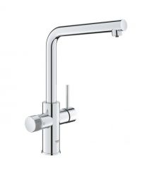 Grohe Смеситель для кухни Blu Pure Minta, дл.излива - 221мм, поворотный, 2в1, хром