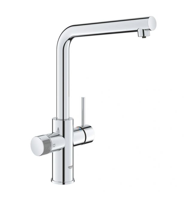 Grohe Смеситель для кухни Blu Pure Minta, дл.излива - 221мм, поворотный, 2в1, хром