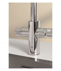Grohe Смеситель для кухни Blu Pure Minta, дл.излива - 221мм, поворотный, 2в1, хром