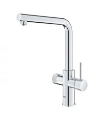 Grohe Смеситель для кухни Blu Pure Minta, дл.излива - 221мм, поворотный, 2в1, хром