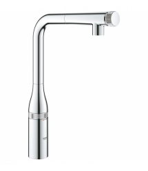 Grohe Смеситель для кухни Accent Smart Control, дл.излива - 199мм, поворотный/вытяжной, вентель/кнопка, хром