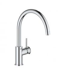 Grohe Смеситель для кухни QuickFix Start Classic, дл.излива - 223мм, поворотный, 1рычаг, хром