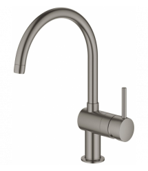 Grohe Смеситель для кухни Minta, дл.излива - 223мм, поворотный, 1рычаг, матовый графит