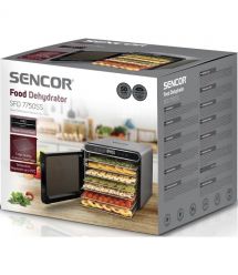 Sencor Сушка для продуктов 600Вт, поддонов - 7x2.8см, диаметр - 30см, электр. управление, металл, черный