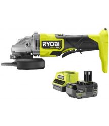 Ryobi Шлифмашина угловая RAG18X-1C40S аккумуляторная ONE+ НР