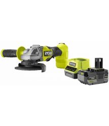 Ryobi Шлифмашина угловая RAG18X-1C40S аккумуляторная ONE+ НР