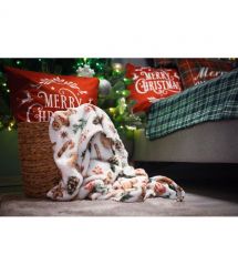 ARDESTO Плед Flannel 160х200см, 100% полиэстер, имбирные пряники