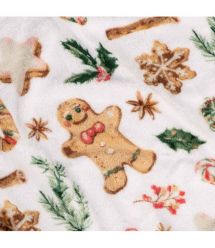 ARDESTO Плед Flannel 160х200см, 100% полиэстер, имбирные пряники