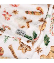 ARDESTO Плед Flannel 160х200см, 100% полиэстер, имбирные пряники