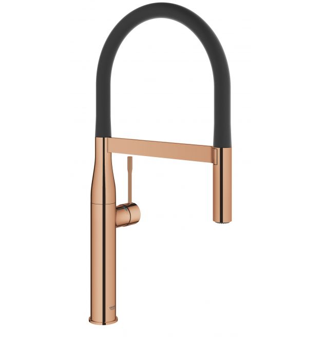 Grohe Смеситель для кухни Essence, дл.излива - 240мм, поворотный/гибкий, 1рычаг, теплый закат