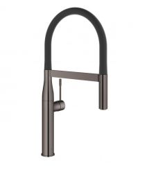 Grohe Смеситель для кухни Essence, дл.излива - 240мм, поворотный/гибкий, 1рычаг, графит