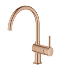 Grohe Смеситель для кухни Minta, дл.излива - 223мм, поворотный, 1рычаг, матовый теплый закат