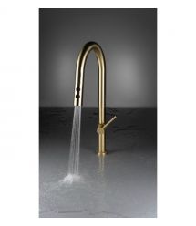 Deante Набор для кухни Olfato стальная мойка ZPO_R10B + смес. BQO_R72M, брашованое золото