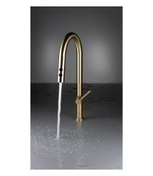 Deante Набор для кухни Olfato стальная мойка ZPO_R10B + смес. BQO_R72M, брашованое золото