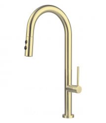 Deante Набор для кухни Olfato стальная мойка ZPO_R10B + смес. BQO_R72M, брашованое золото