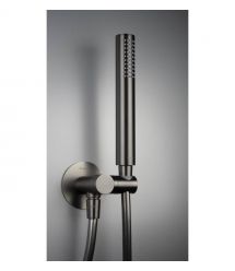 Deante Душевой набор Silia со смесителем, верхний душ, лейка, крепл. - скрытого монтажа , титан