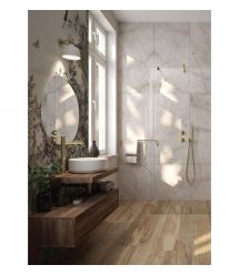 Deante Душевой набор Silia со смесителем, верхний душ, лейка, крепл. - скрытого монтажа , брашованое золото