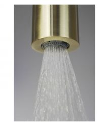 Deante Душевой набор Silia со смесителем, верхний душ, лейка, крепл. - скрытого монтажа , брашованое золото
