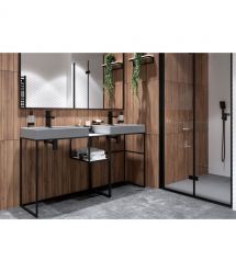 Deante Дозатор для мыла, настенный Round, 200мл, черный