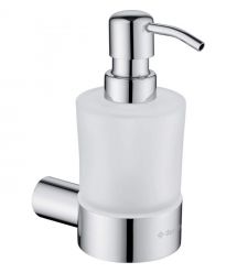 Deante Дозатор для мыла, настенный Round, 200мл, хром