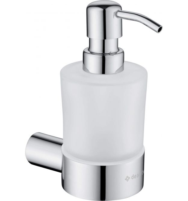 Deante Дозатор для мыла, настенный Round, 200мл, хром