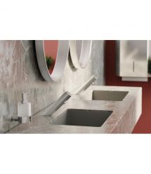 Deante Дозатор для мыла, настенный Round, 200мл, хром