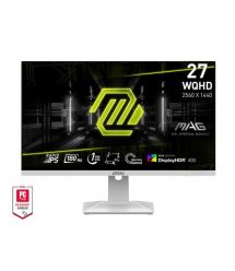 MSI Монитор 27" MAG 274QRFW 2xHDMI, DP, Audio, IPS, 2560x1440, 180Hz, 1ms, sRGB 123%, FreeSync, Pivot, HDR400, белый