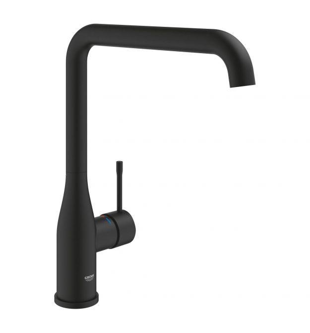 Grohe Смеситель для кухни Accent, дл.излива - 220мм, поворотный, 1 рычаг, фантомный черный