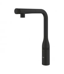 Grohe Смеситель для кухни Accent Smart Control, дл.излива - 199мм, поворотный, вытяжной, вентиль + кнопка, фантомный черный