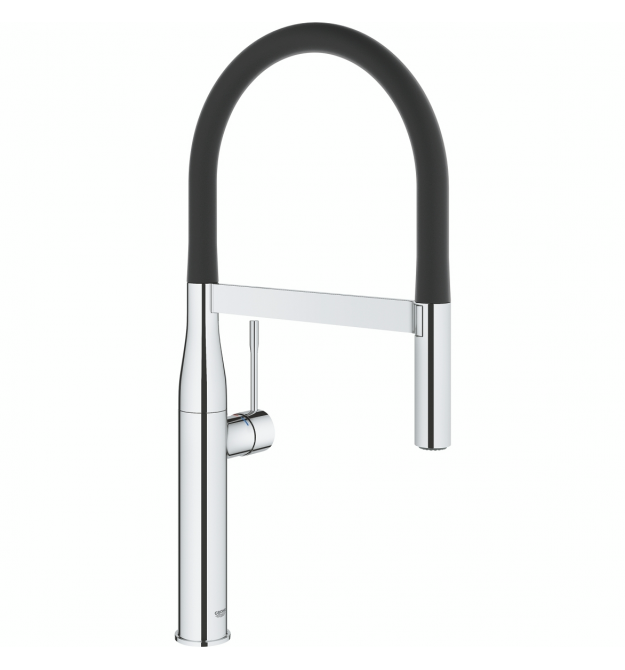 Grohe Смеситель для кухни Essence, дл.излива - 240мм, поворотный, гибкий, 1 рычаг, хром
