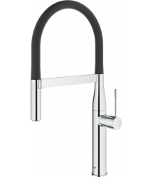 Grohe Смеситель для кухни Essence, дл.излива - 240мм, поворотный, гибкий, 1 рычаг, хром