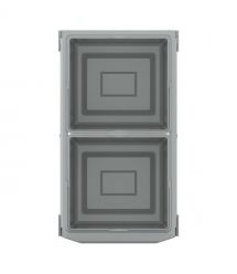 Grohe Система контейнеров для сортировки мусора, серый