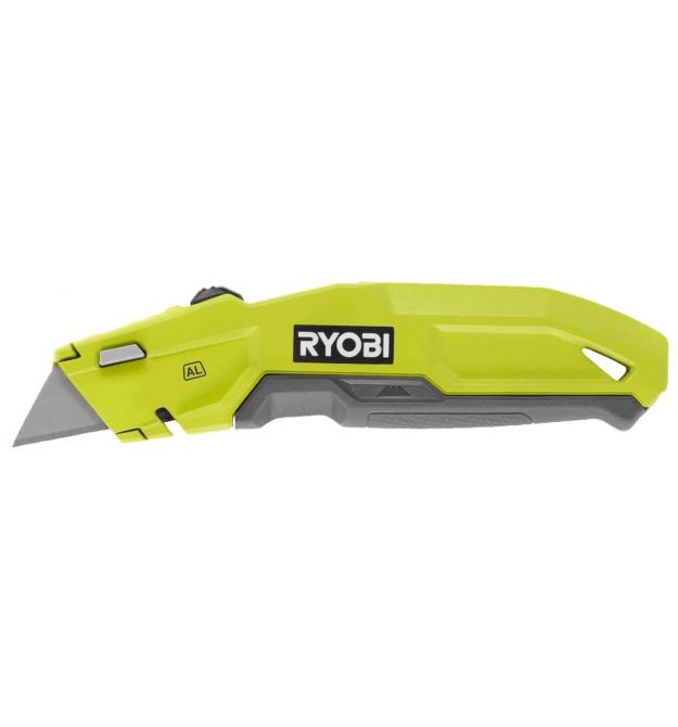 Ryobi Нож выдвижной RHCKF-1, трапециевидное лезвие, корпус алюминий