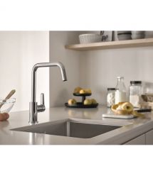 Grohe Мойка кухонная K700U, нерж.cталь, прямоуг., без крыла, 550x450x200мм, чаша - 1, универсальная, нержавеющая сталь