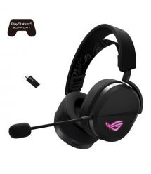 ASUS Гарнитура игровая ROG Pelta, USB-A/BT/WL, RGB, 1.8м, чёрный