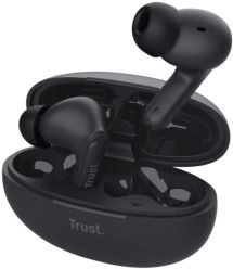 Trust Наушники TWS Yavi Earbuds BT 5.3, ENC, SBC, Mic, Черый