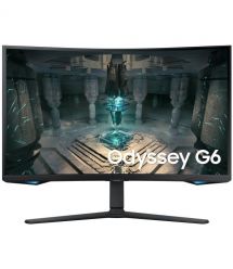 Samsung Монитор 32" Odyssey G S32BG65 HDMI, DP, USB, VA, 2560x1440, 240Hz, 1ms, CURVED