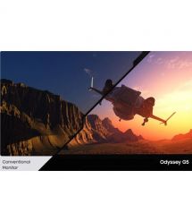 Samsung Монитор 34" Odyssey G5 C34G55TWW D-Sub, 2xHDMI, DP, VA, 3440x1440, 21:9, 165Hz, 1ms