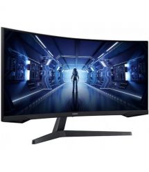 Samsung Монитор 34" Odyssey G5 C34G55TWW D-Sub, 2xHDMI, DP, VA, 3440x1440, 21:9, 165Hz, 1ms