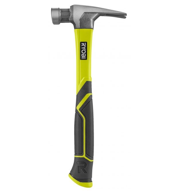 Ryobi Молоток столярный RH16FSS 450г магнитный держатель рукоятка стекловолокно